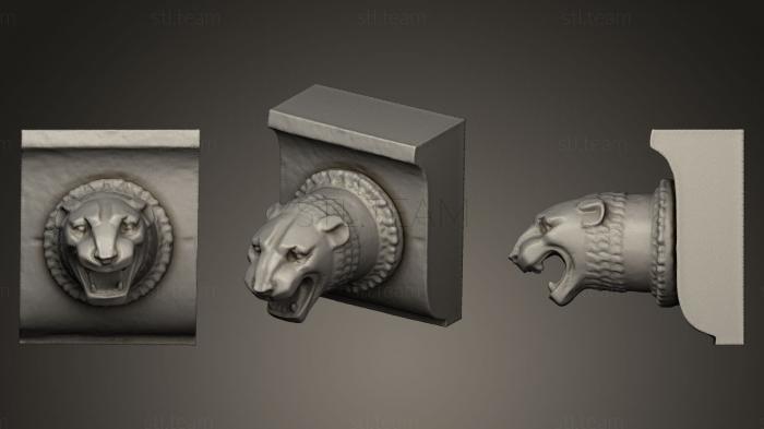 3D model Lion Head Fountain (STL)